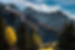 Wanderer in Berglandschaft