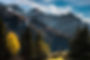 Hikers in Mountainous Landscape