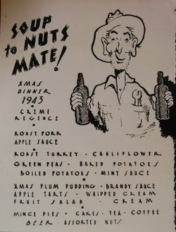 459 sqn Christmas menu