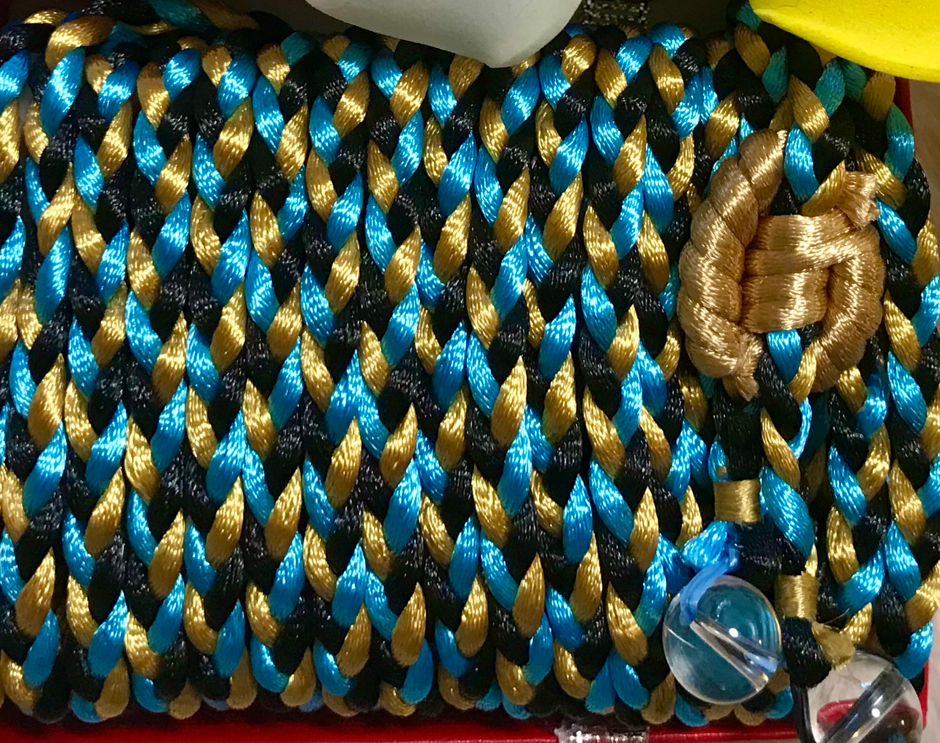 シルク系多す喜　浅藍＆黒＆金　No.１２　細サイズ