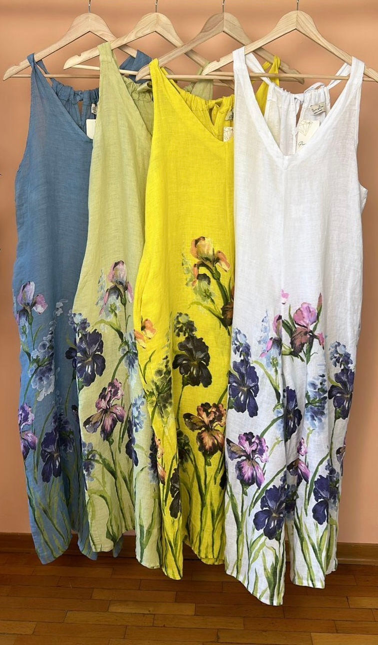 Floral Linen Jumpsuit