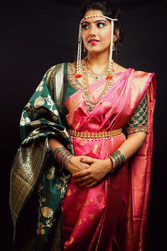 SBSR1015 - Antique Semi Bridal Jewellery Set
