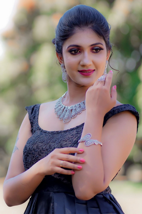 SBSR1006 - AD Semi Bridal Jewellery Set 
