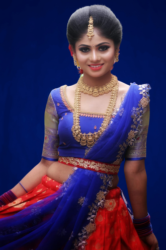 SBSR1050 - Antique Semi Bridal Jewellery Set
