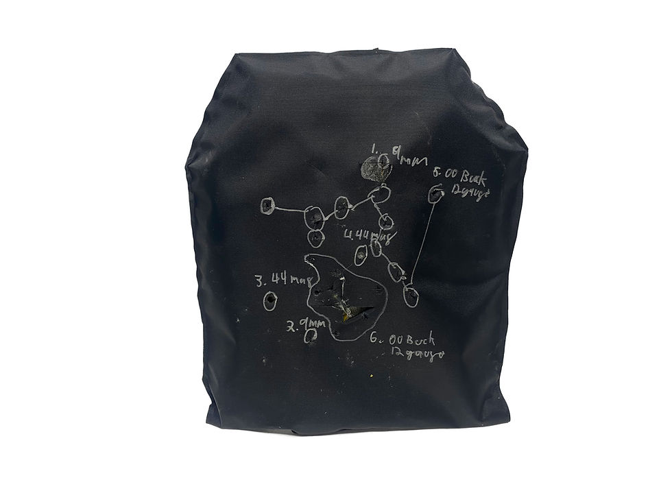 Miniature : Plaque de Blindage Souple UHMWPE Velites Niveau IIIA