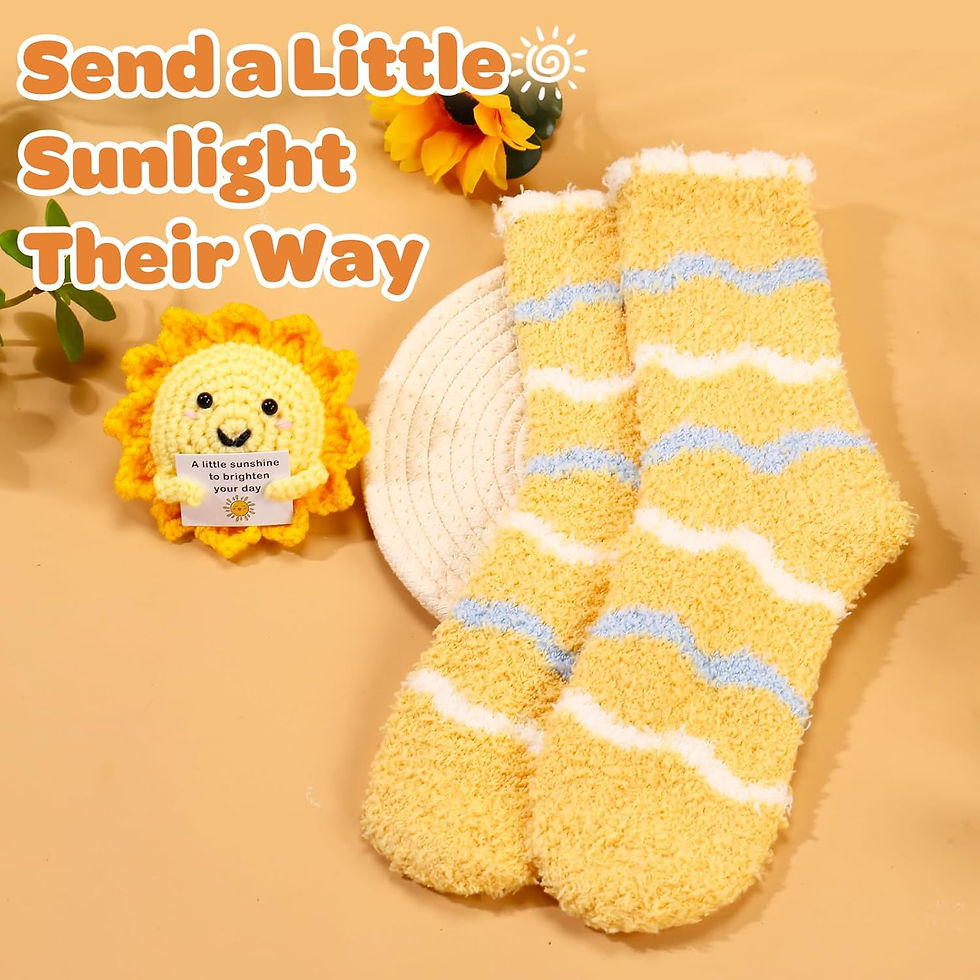 Thumbnail: Caddise Sunflower Gift Box - 9pc Luxury Self Care Set with Blanket & Tumbler