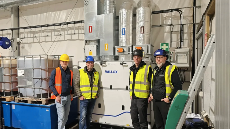 Vallox Pureo till undsättning hos Ragn‑Sells