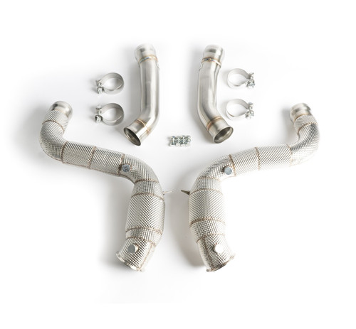 CTS Turbo Downpipes High-flow Cats Mercedes Benz C63/63S AMG W205/177