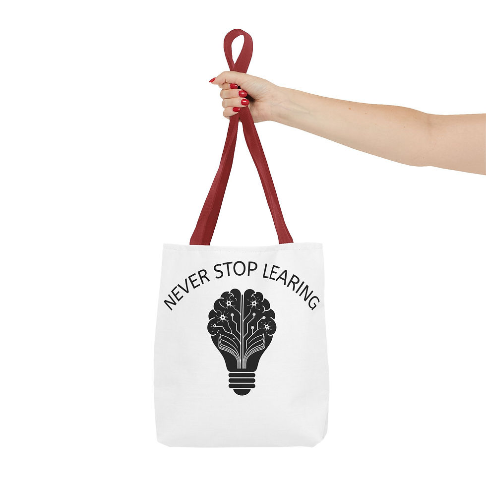 Thumbnail: Curiosity Tote Bag — Brain Lightbulb Design for Lifelong Learners