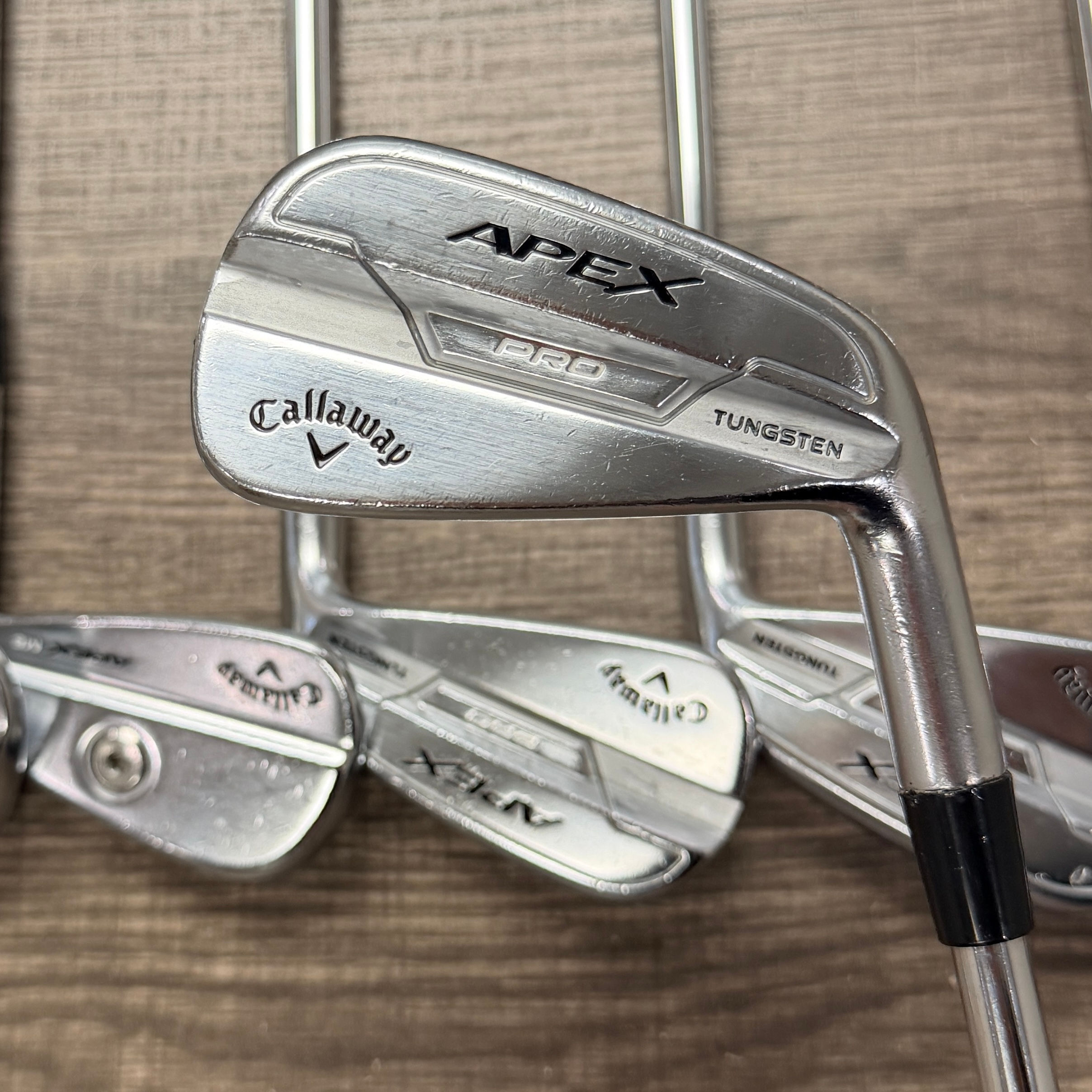 58) +1/2” Callaway Apex Pro/ Apex MB 21 Iron Set 4-PW / DG Mid Steel, X Stiff