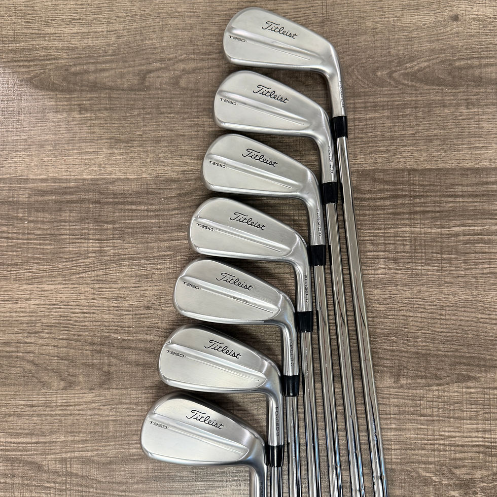 Thumbnail: 504)  +1” 2025 Titleist T250 Iron Set 4-PW / KBS Steel, X Stiff