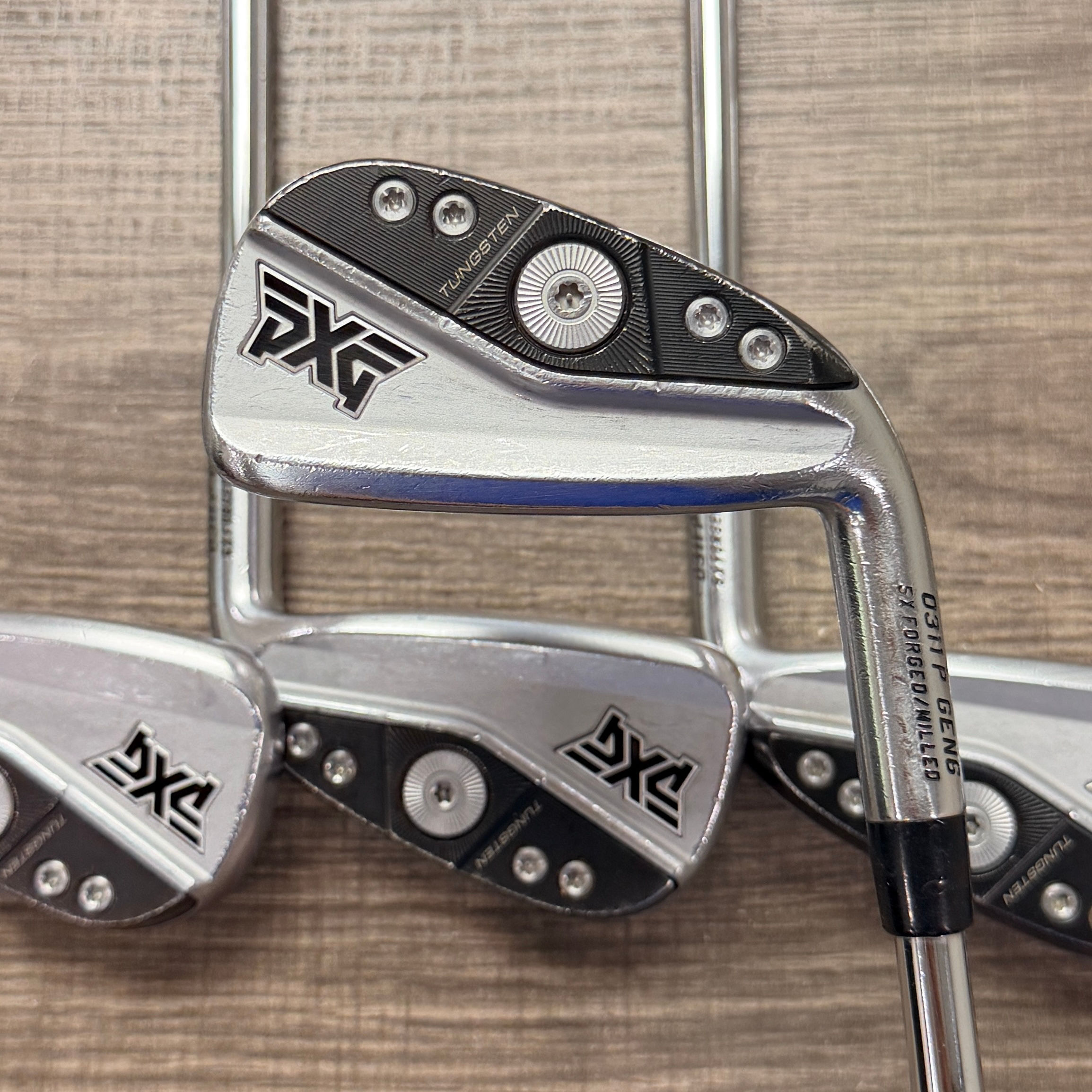 187)  PXG 0311P Gen6 Iron Set 4-PW / Dynamic Gold Steel, X Stiff