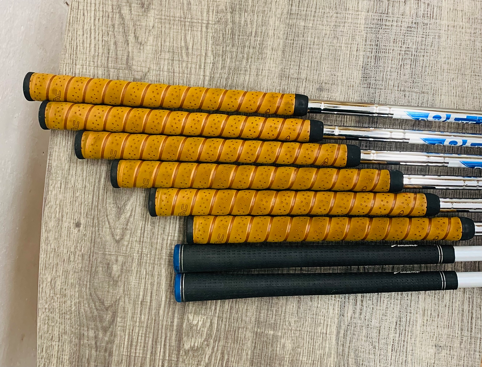 Thumbnail: 132)  Adams Blue Hybrid/Iron Set 3H-P, Dynalite steel, Regular