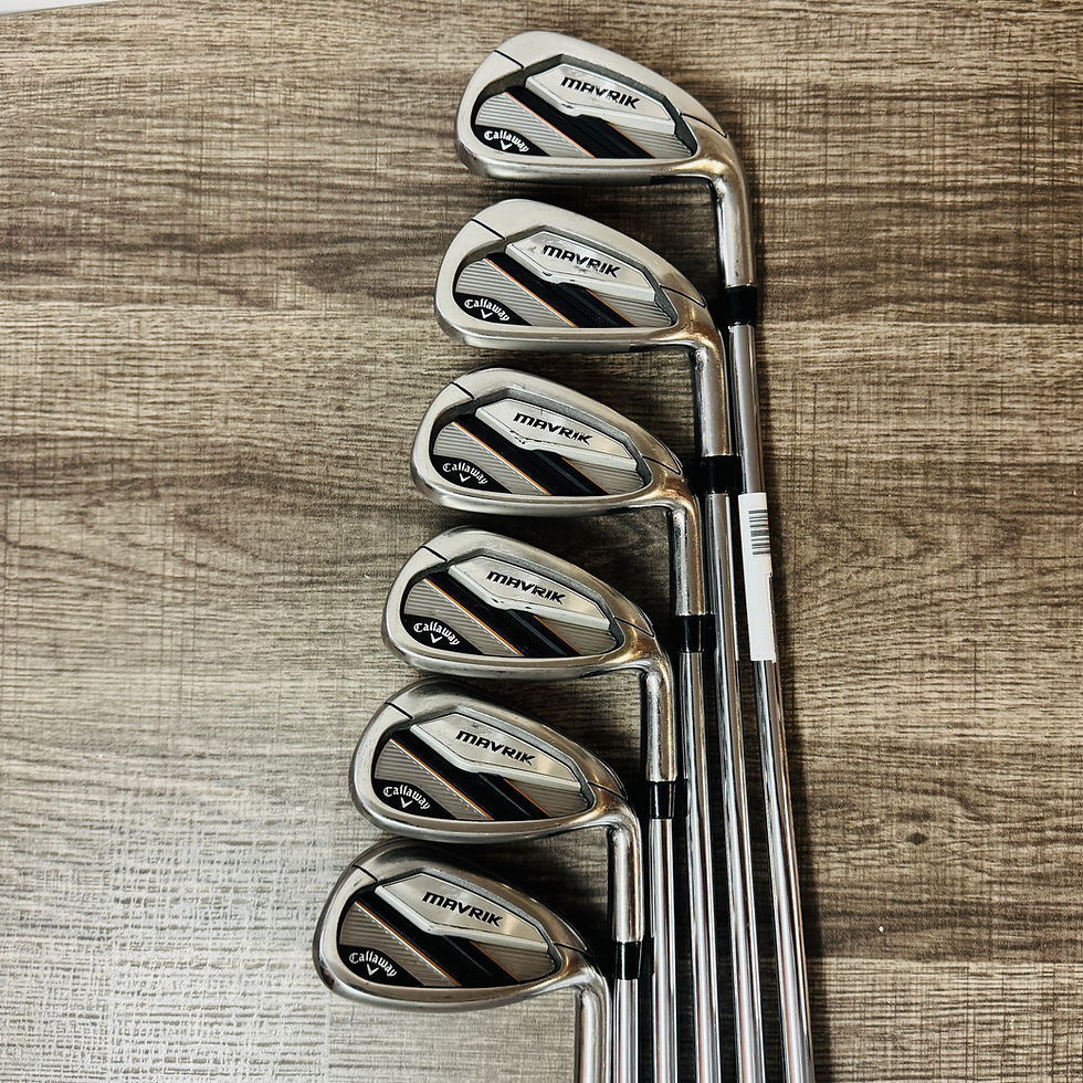 Thumbnail: 419)  Callaway Mavrik Iron Set 6-AW / Project X LZ Steel, Stiff