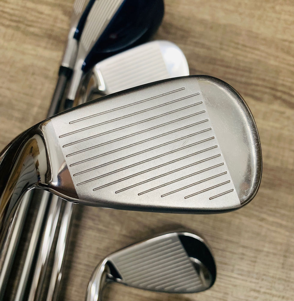 Thumbnail: 132)  Adams Blue Hybrid/Iron Set 3H-P, Dynalite steel, Regular