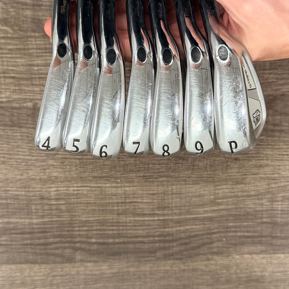 Thumbnail: 217)  Wilson Staff Model CB Iron Set 4‑PW / Dynamic Gold Steel, Regular