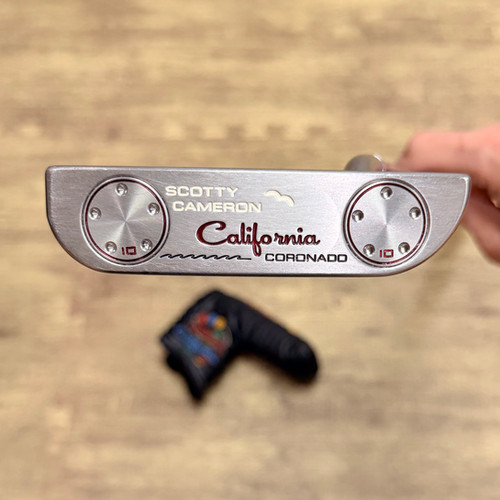 3051) Scotty Cameron California Coronado Putter w/ Headcover, 35