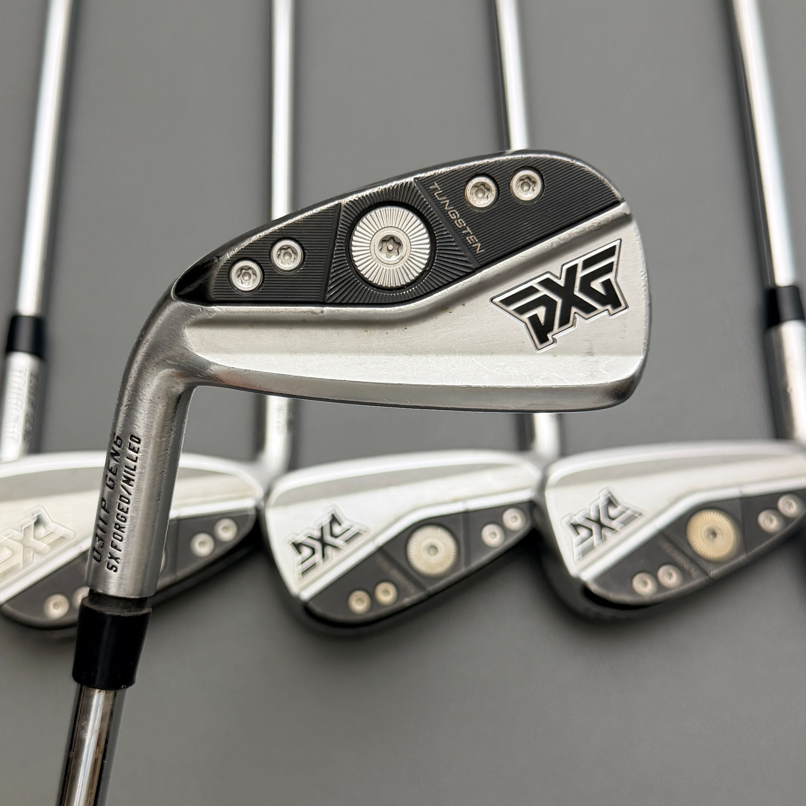218) LH- PXG 0311P Gen6 Iron Set 4-PW / Elevate Steel, Stiff