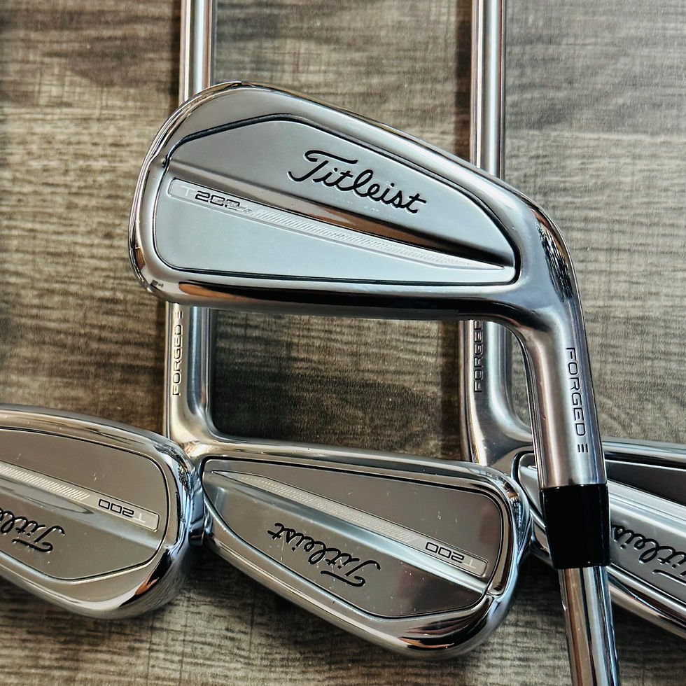 411)  2023 Titleist T200 Iron Set 4-PW / AMT Black Steel, Regular