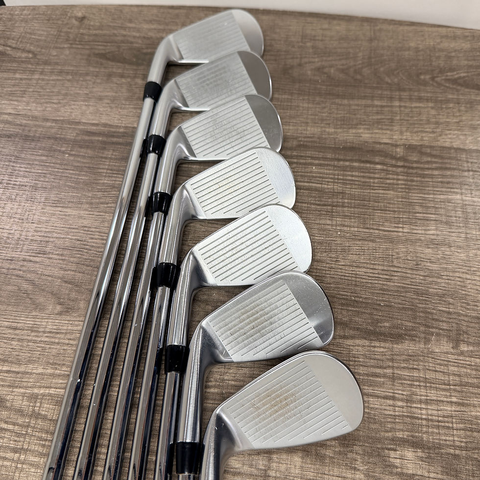 Thumbnail: 41)  Titleist T100 Iron Set 4-PW / AMT White Steel, Stiff