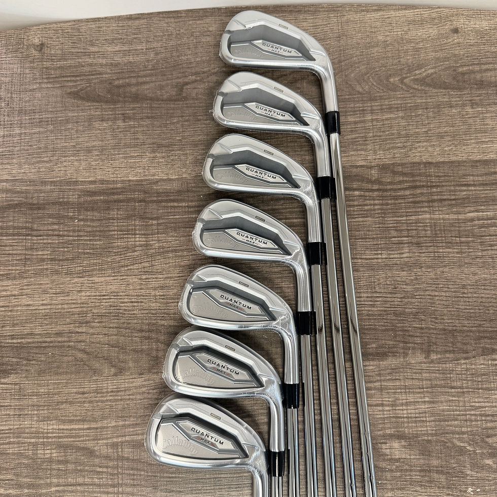 Thumbnail: 508)  New- 2026 Callaway Quantum Max Iron Set 4-PW / KBS Steel, Stiff