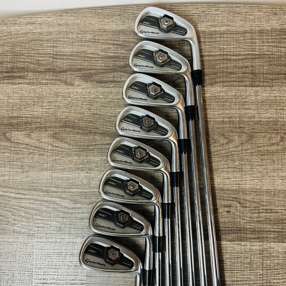 Thumbnail: 221)  +1/2" Taylormade Tour Preferred MC Iron Set 3-P / Rifle Steel, X Stiff