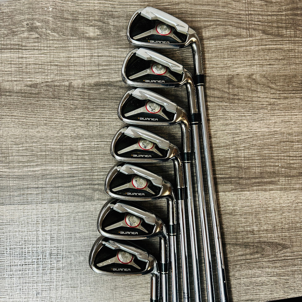 Thumbnail: 405)  Taylormade Burner Iron Set 4-P / Steel, Regular