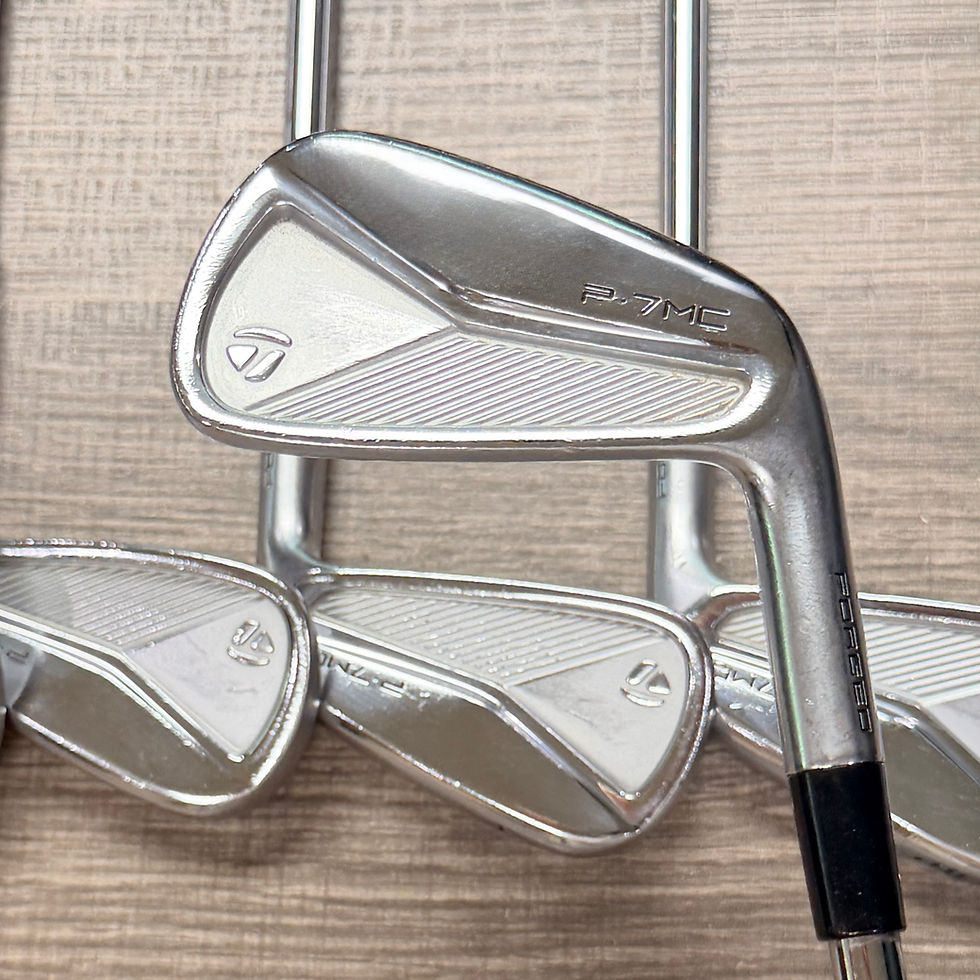 Thumbnail: 54)  -1/4” Taylormade P7MC 2023 Iron Set 4-PW / Project X Rifle Steel, X Stiff