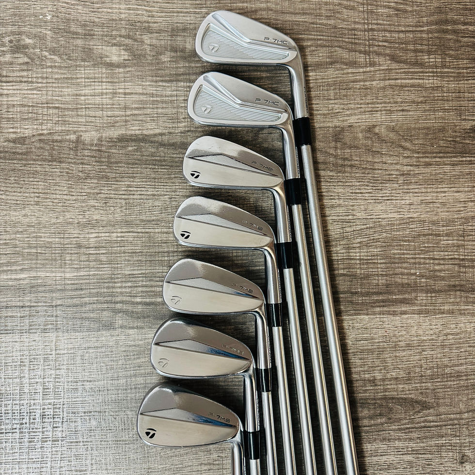 Thumbnail: 27)  Taylormade P7MC/P7MB Iron Set 4-P / KBS Steel, Stiff