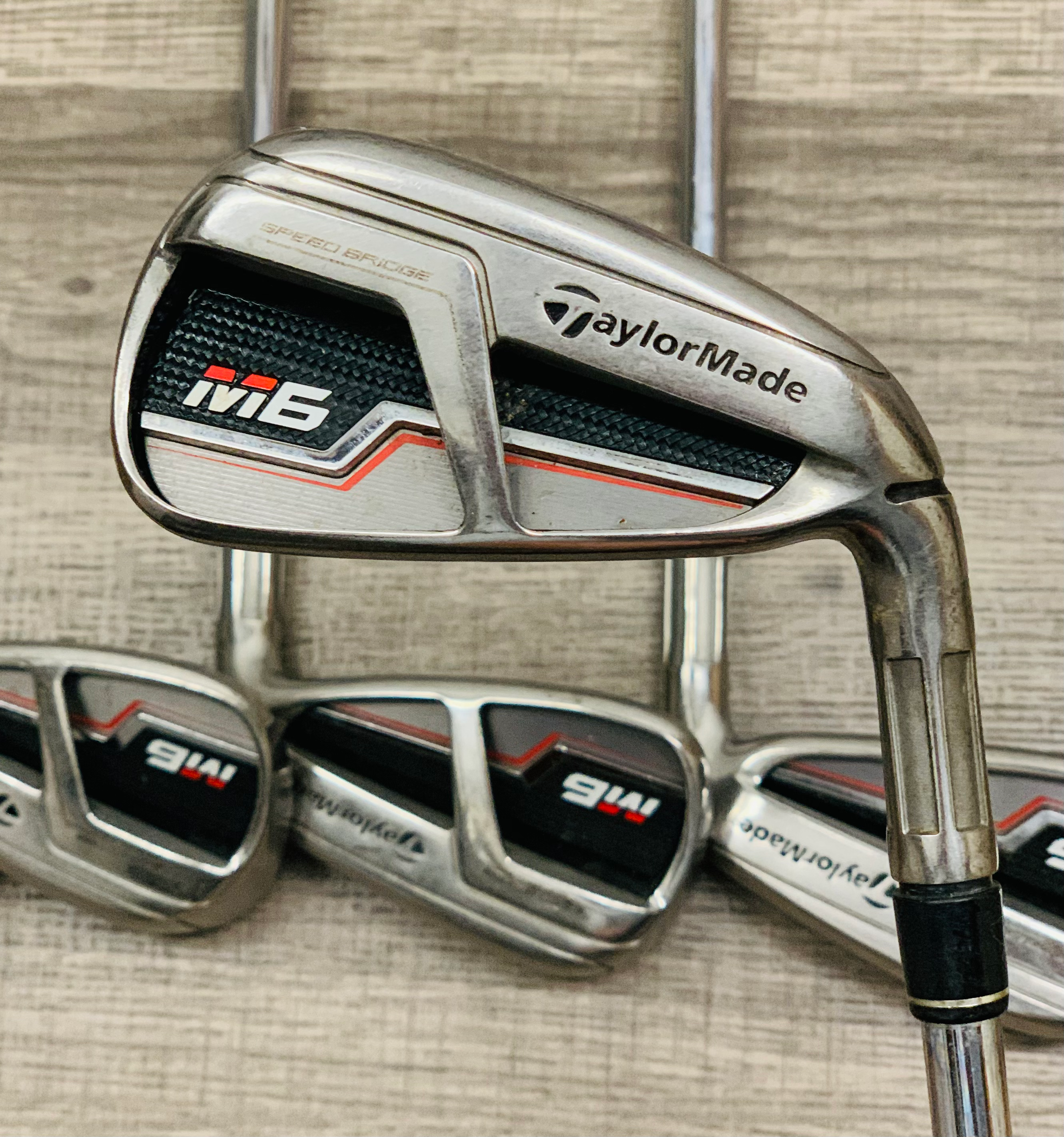 235)  Taylormade M6 Iron Set 5-A / KBS Steel, Regular