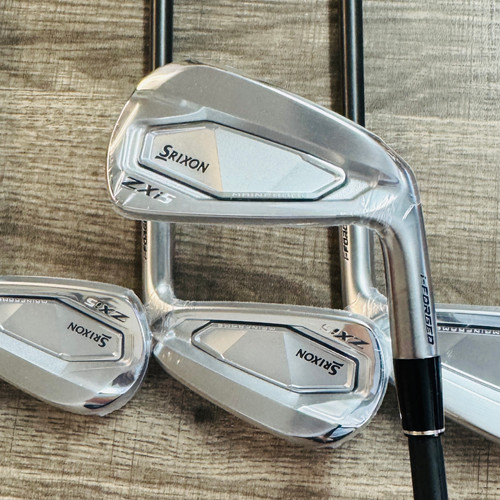 137) New- 2025 Srixon ZXi5 Iron Set 4-PW / KBS Steel, Stiff