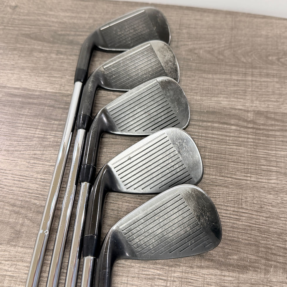 Thumbnail: 81)  +3/4” PXG 0211 X Cor2 Black Iron Set 6-PW / Dynamic Gold Mid Steel, Stiff