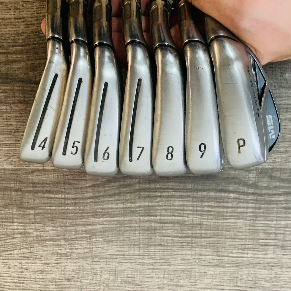 Thumbnail: 407)  Taylormade M5 Iron Set 4-P / XP Steel, Stiff