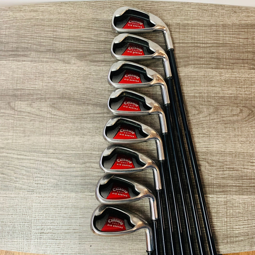 Thumbnail: 430)  Callaway Big Bertha Iron Set 4-A / Graphite, Stiff