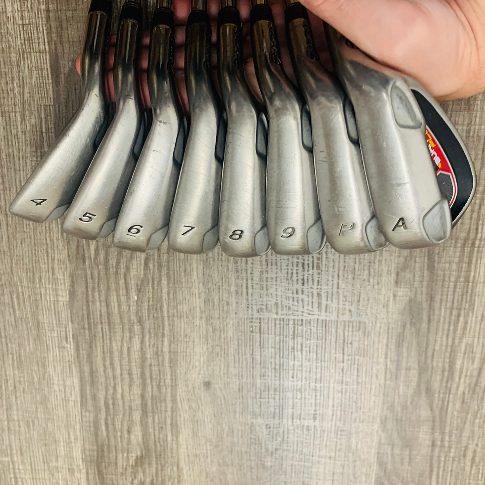 Thumbnail: 234)  +1/2" Taylormade Burner Plus Iron Set 4-A / Steel, Regular