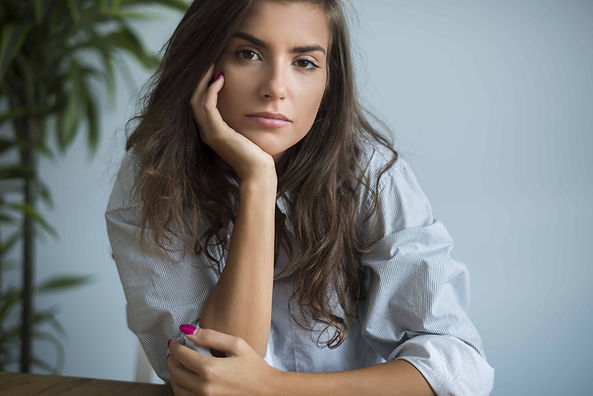 Picture of thoughtful woman