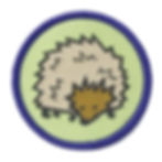 Thumbnail: Brownie Six Woven Emblem - Woodland Animals