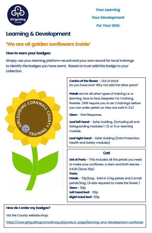 Thumbnail: Learning and Development Sunflower