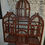 Thumbnail: Vintage French Victorian Wooden Bird Cage