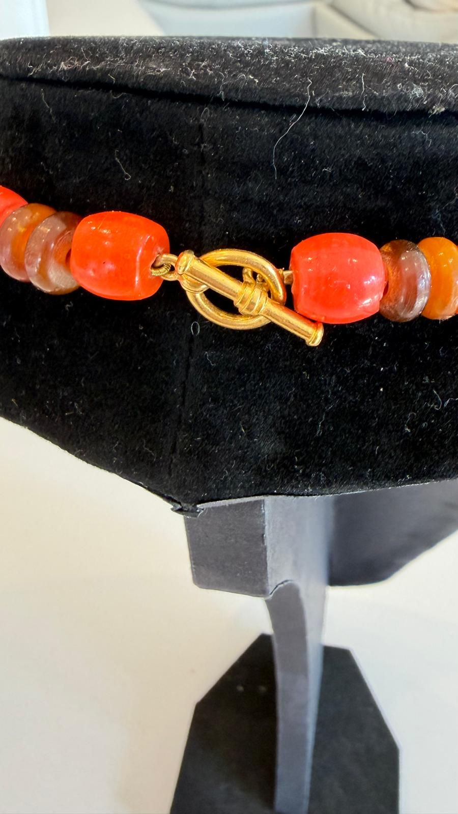 Thumbnail: Joli Limited Edition Orange Floral Pendant Necklace NWT
