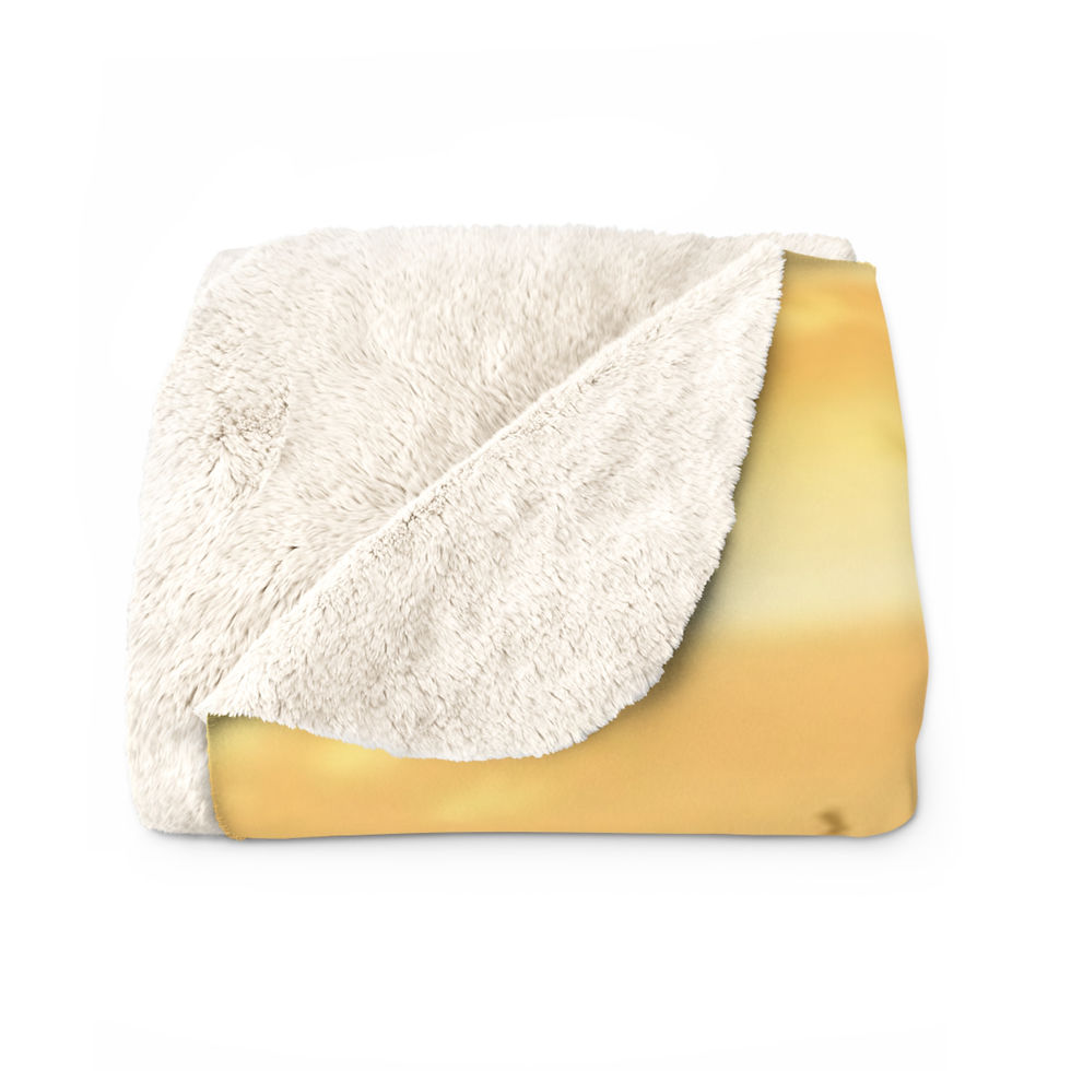 Thumbnail: Farmhouse Sunrise Sherpa Blanket – Cozy Rustic Barn & Rooster Fleece Throw