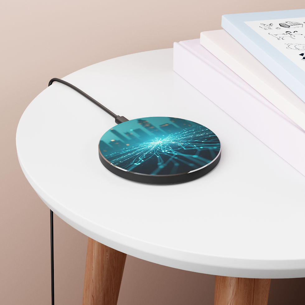 Thumbnail: Fast & Stylish Wireless Charger with Modern Design