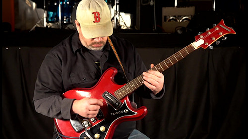 1960's Teisco V-2 Electric Guitar | mikes-music