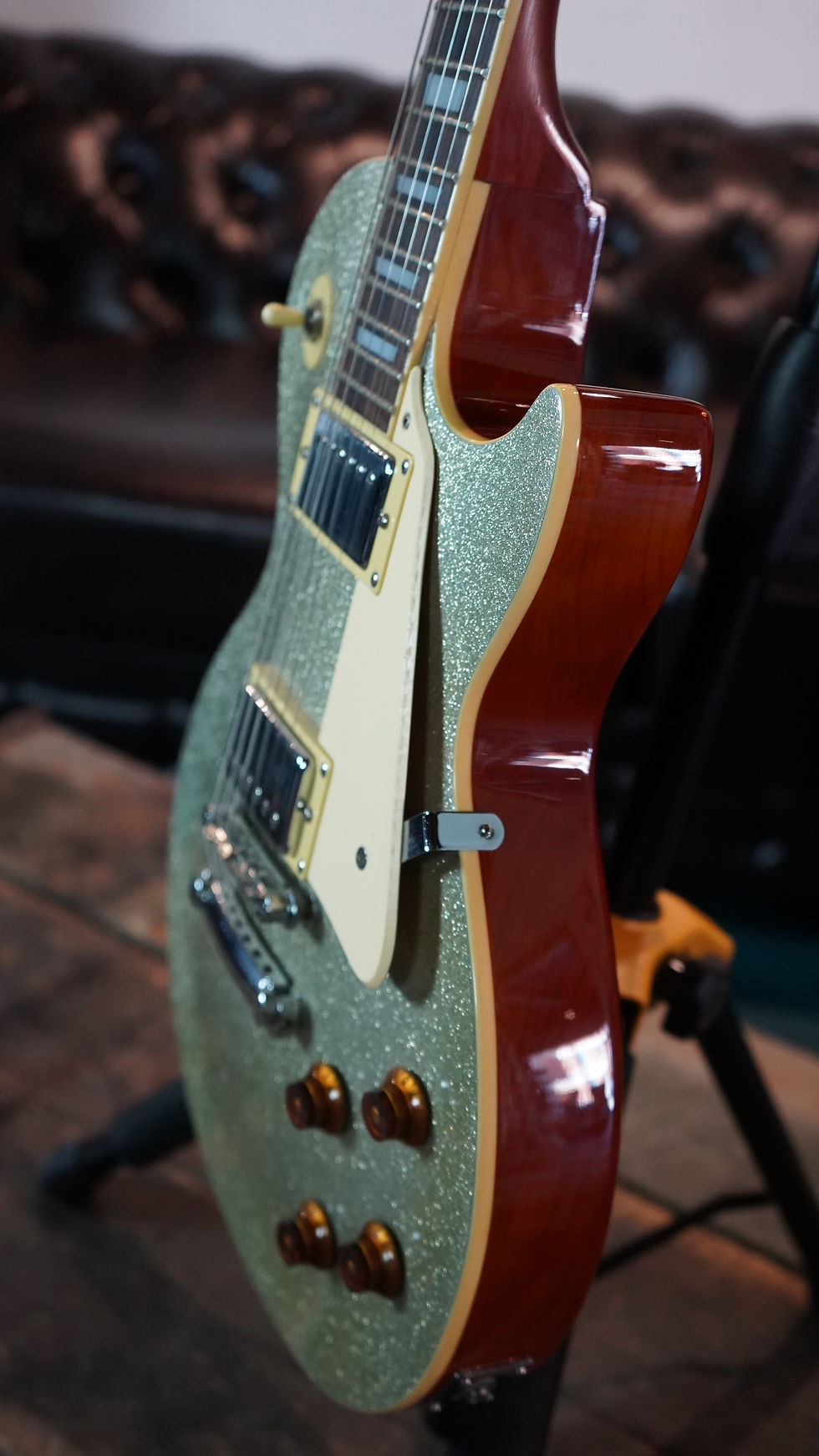 ★美品★Epiphone★limited ed★Les Paul St 2006 2006 Epiphone Les Paul Limited Edition Gold Sparkle | Reverb