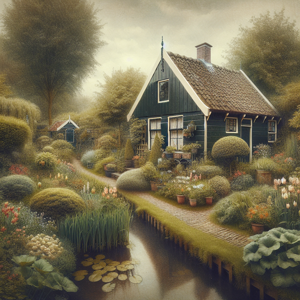 Monochromatic Floral Garden