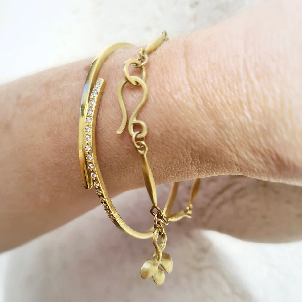 Thumbnail: Needle Link Charm Bracelet