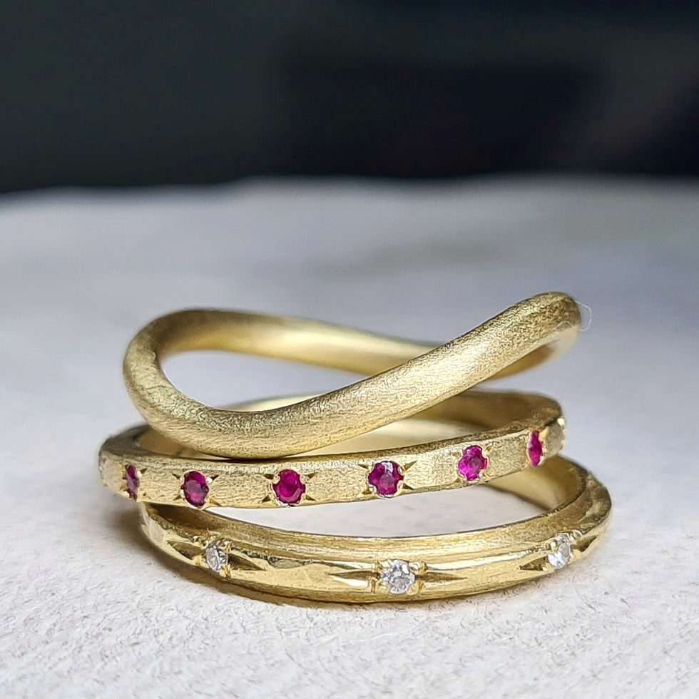 Thumbnail: Gold Wave Ring