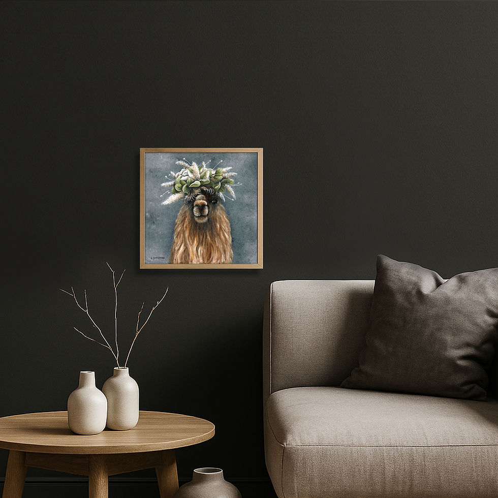 Conswala of Lucky Us Farm — Original Oil Painting