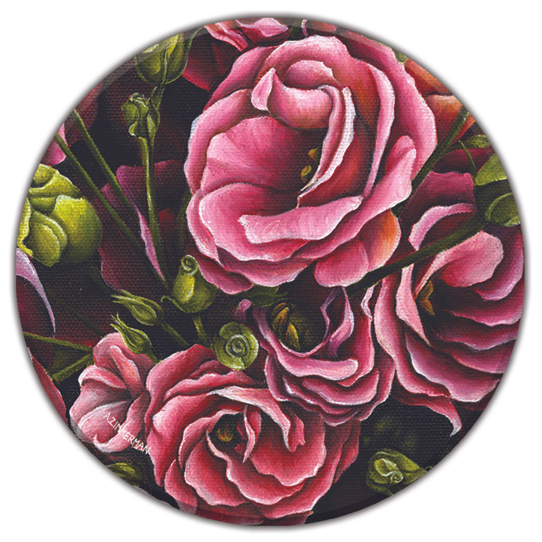 Petals of Pink - Ceramic Coaster