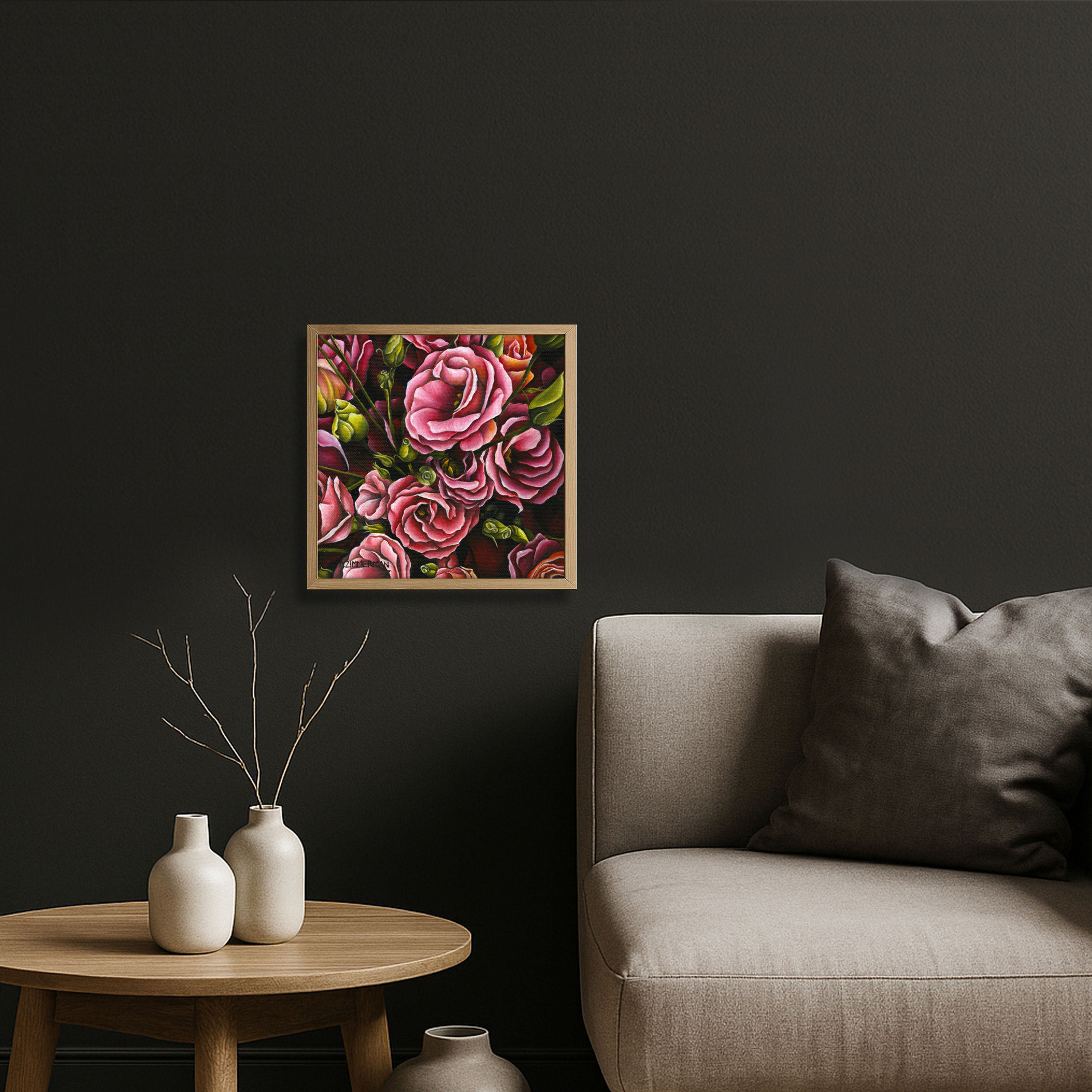 Petals of Pink - Original Oil Painting